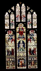 Window in Worcester Cathedral, 15th century
